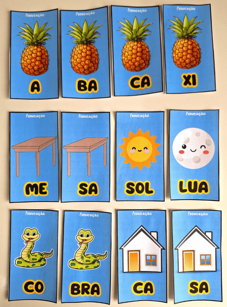 Jogos de Consciência Fonológica Para Imprimir