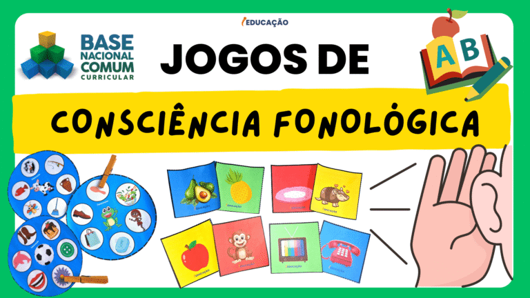 Jogos de Consciência Fonológica Para Imprimir - Jogos Pedagógicos para Imprimir