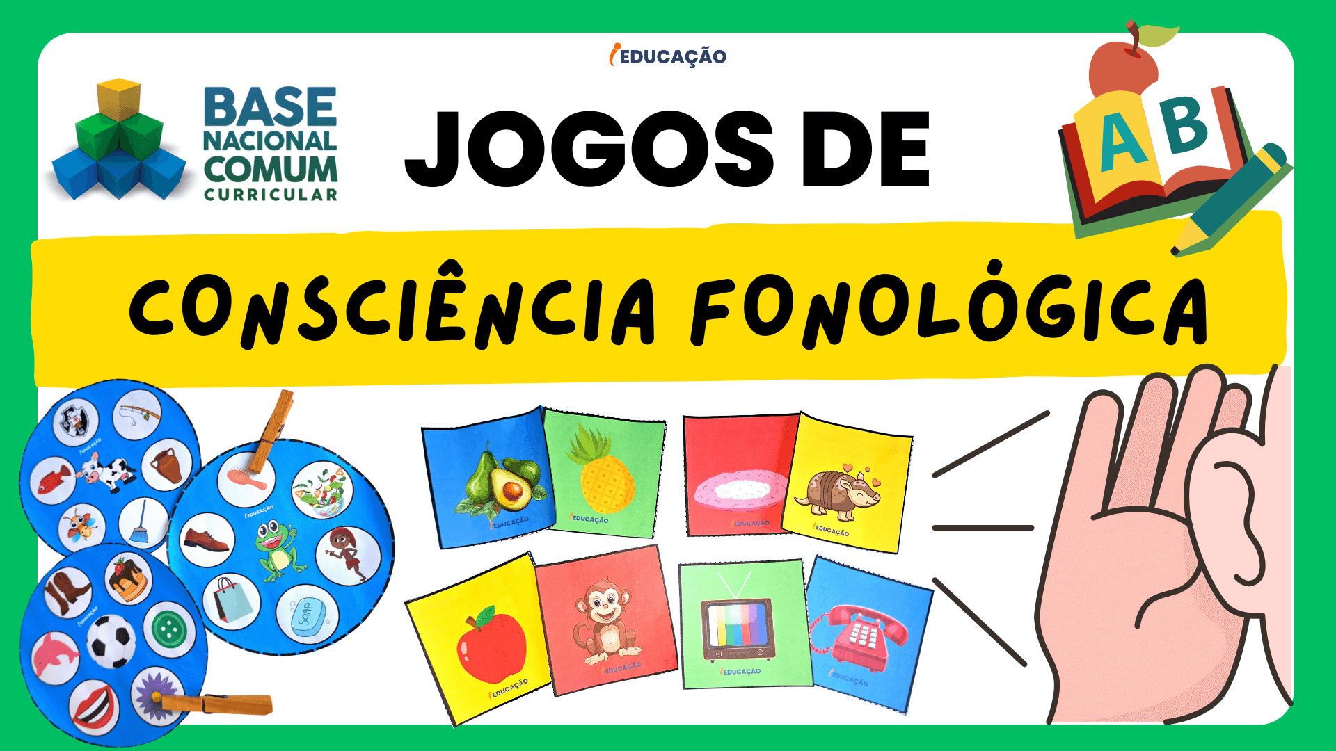 Jogos de Consciência Fonológica Para Imprimir - Jogos Pedagógicos para Imprimir