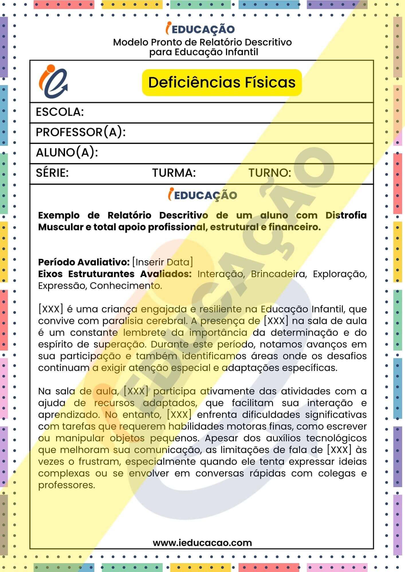 Relatório Individual do Aluno - iEducação Relatório individual do aluno amostra página de vendas 8