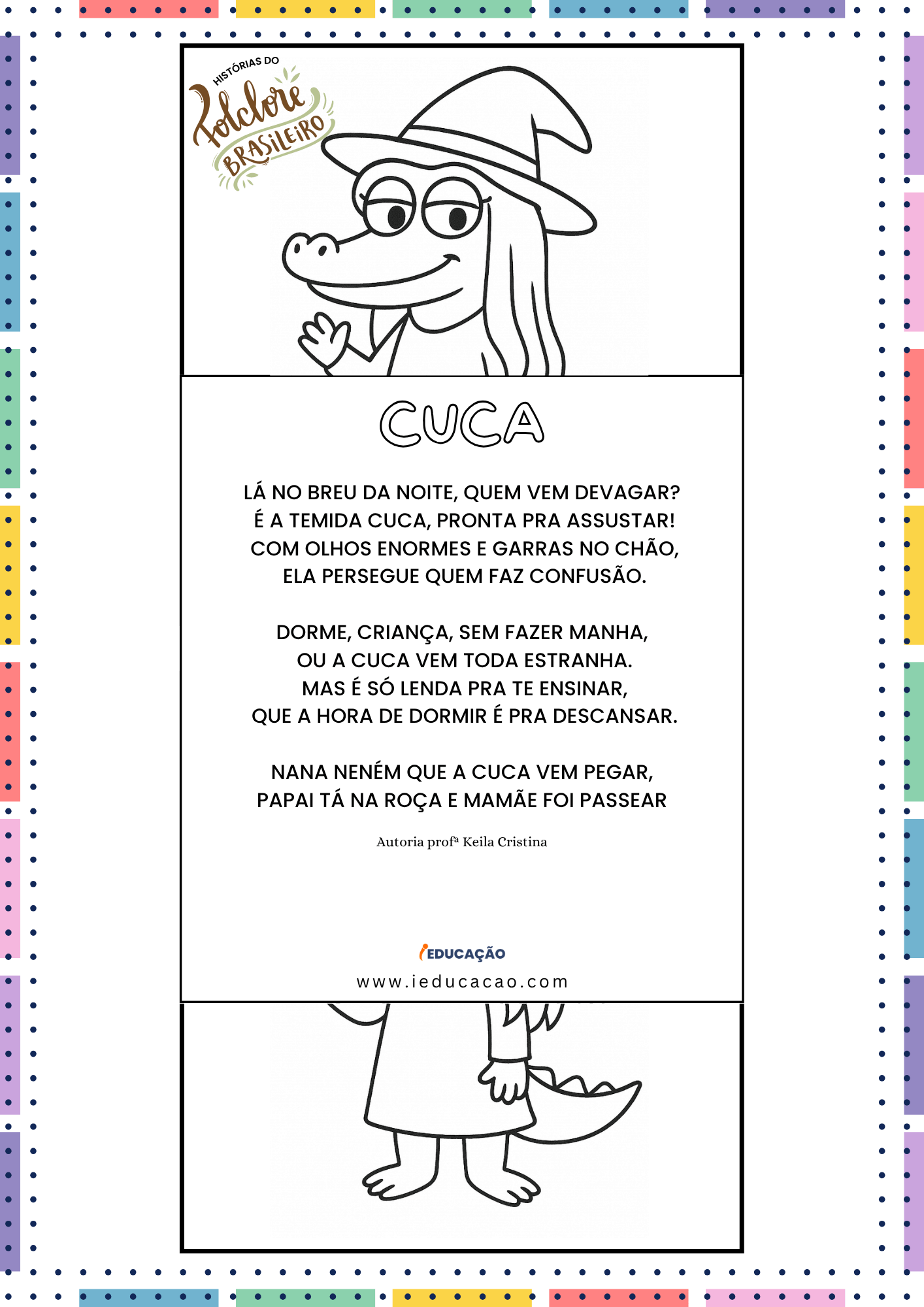 Histórias do Folclore Brasileiro Para Ler com as Crianças - iEducação Histórias do Folclore Brasileiro - História da Cuca - Lendas do Folclore