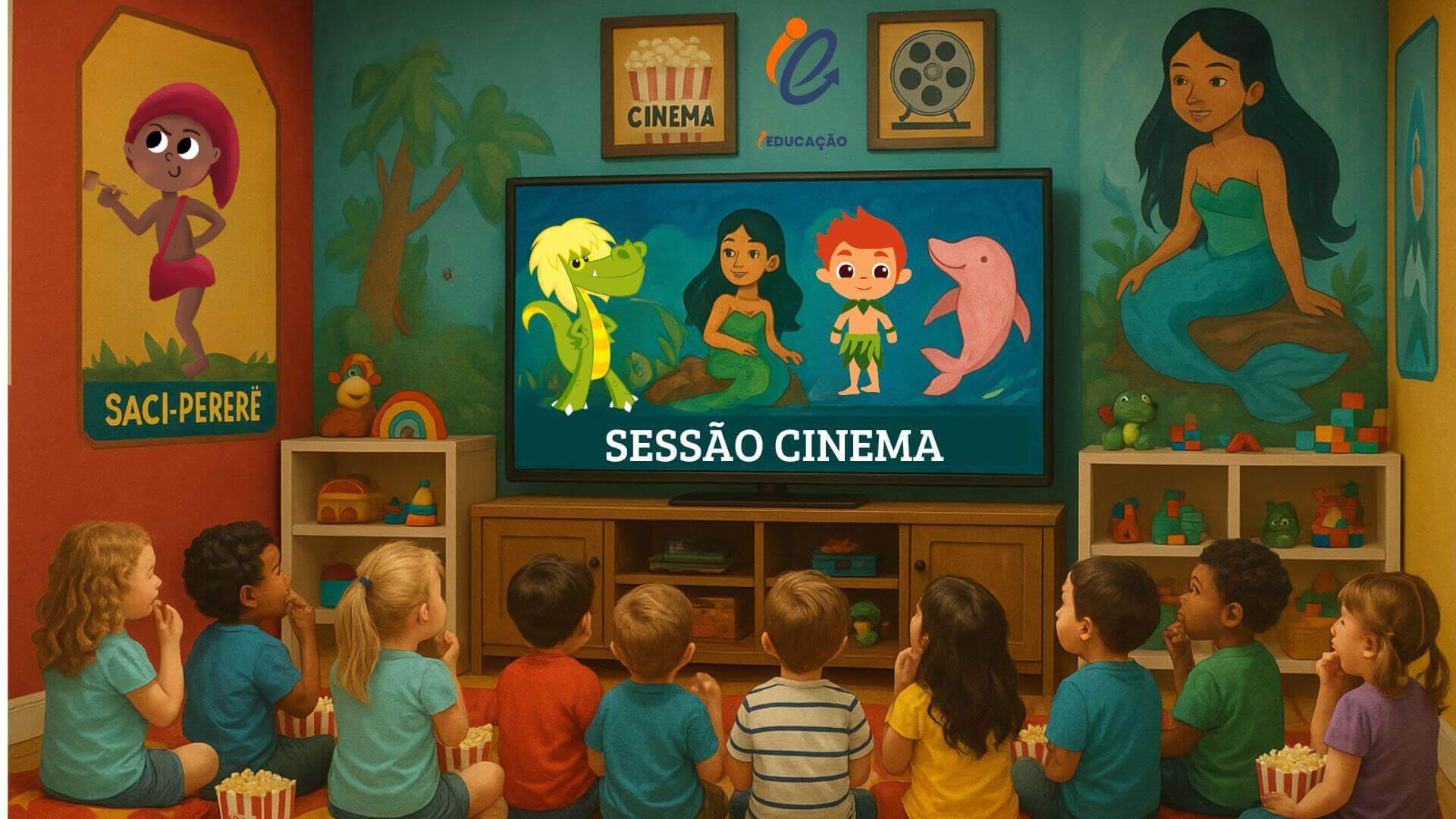 Histórias do Folclore Brasileiro Para Ler com as Crianças - iEducação Seção Cinema Folclórico com a Educação Infantil