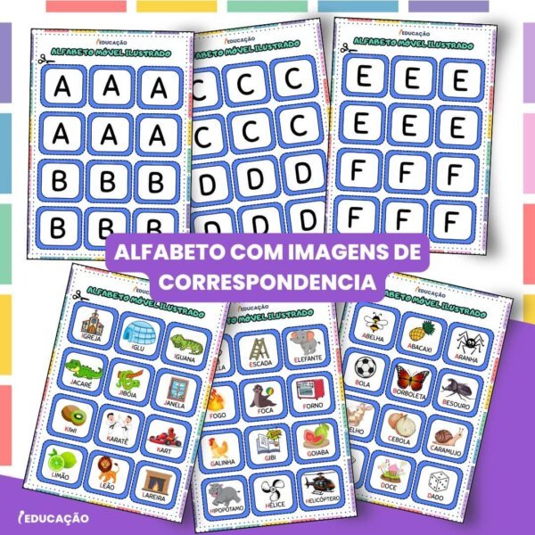 Alfabeto Móvel - Alfabeto Ilustrado