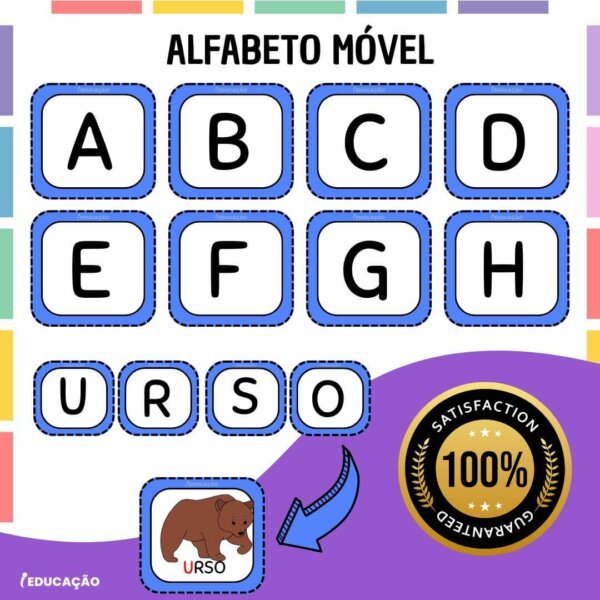 Alfabeto Móvel para imprimir