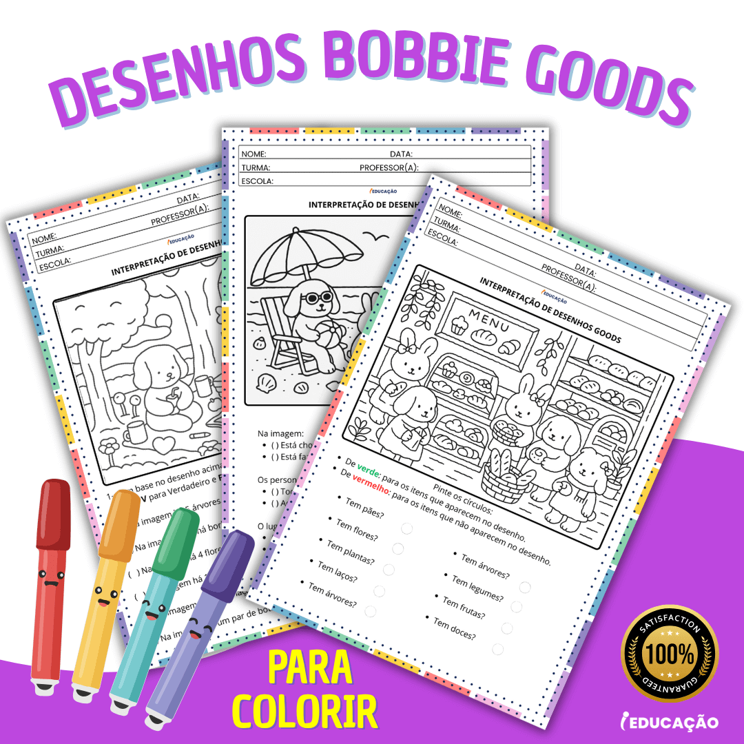 Desenhos Bobbie Goods para Colorir com Atividades criativas