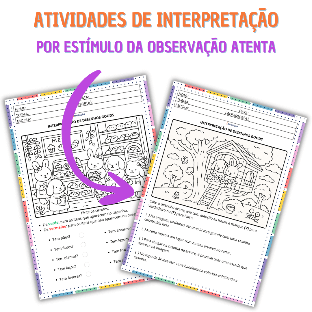 Desenhos Bobbie Goods para Colorir com Atividades de Interpretação por estímulo da observação atenta - Bobbie goods para imprimir