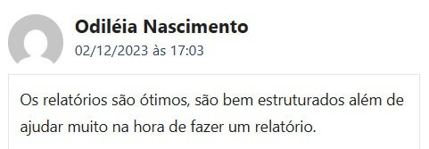 Prova Social do Relatório Individual do Aluno - iEducação.