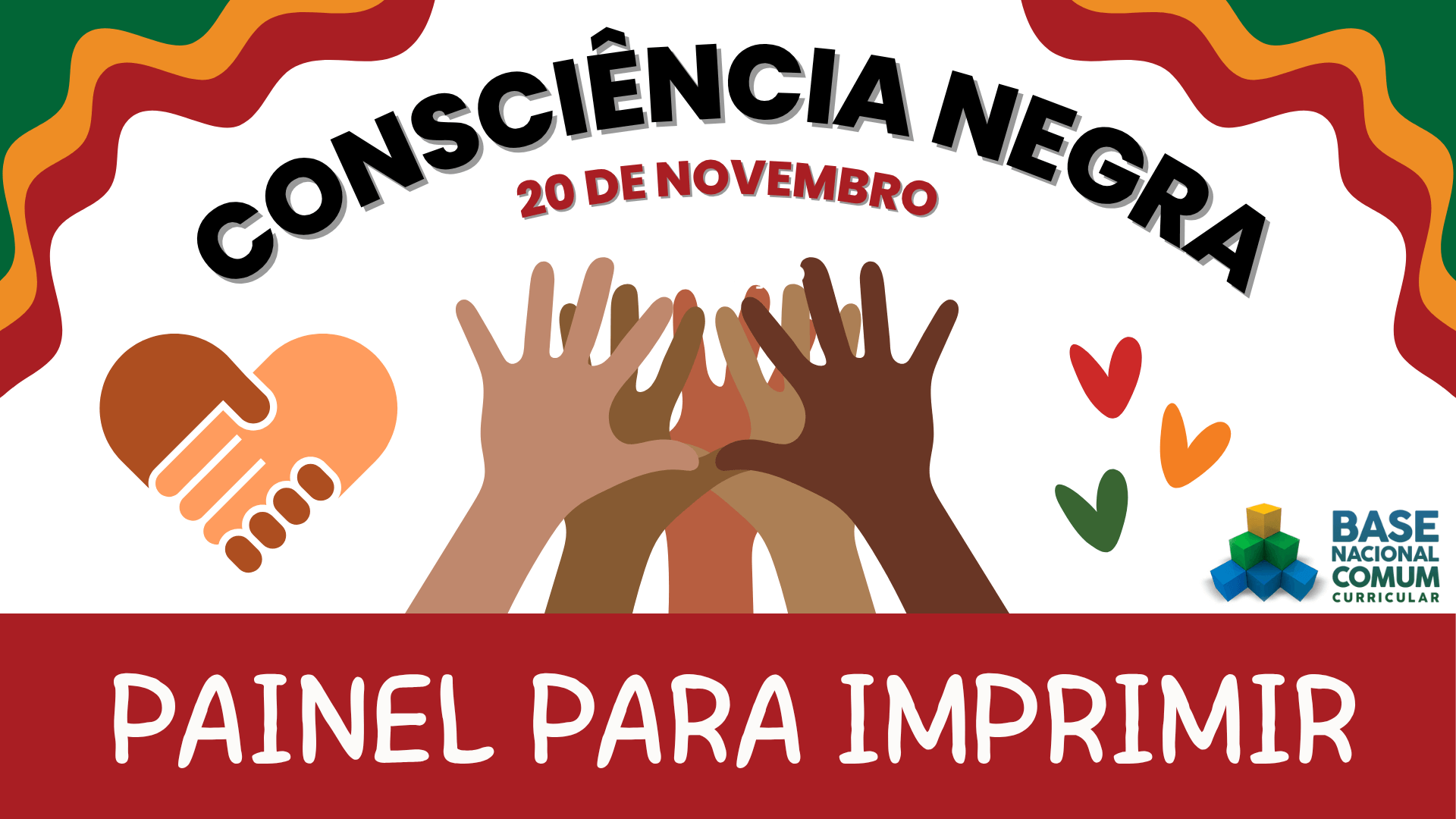 Painel da Consciência Negra para Imprimir e Decorar a Sala de Aula