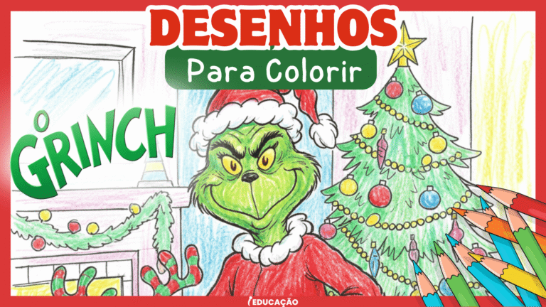 Desenhos do Grinch Para Colorir no Natal