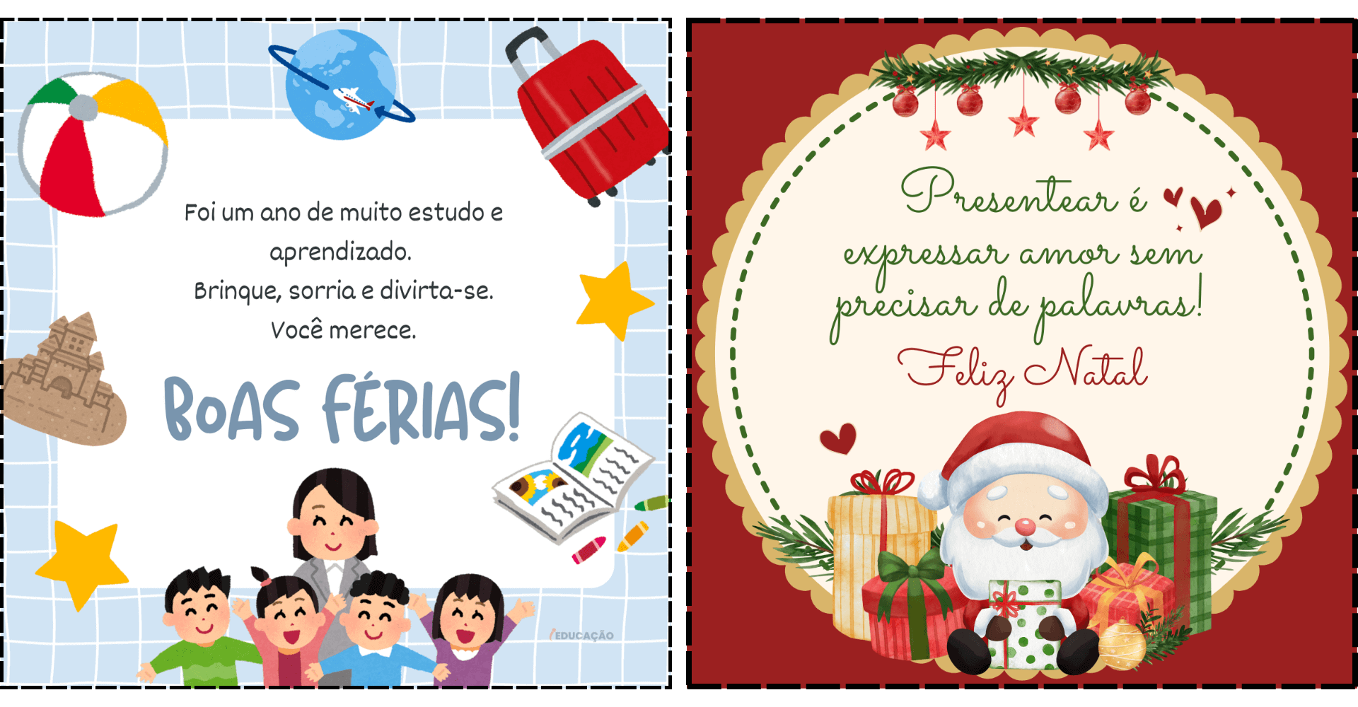 Top 10 Mensagens de Fim de Ano com Tags e Bilhetes de Agradecimento Mensagens de final de ano para alunos da educação infantil - Mensagem de natal para educação infantil e mensagem de boas férias