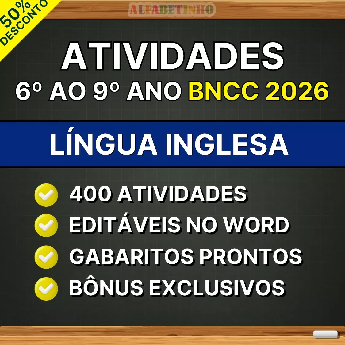 Atividades 6º ao 9º ano - Língua Inglesa Recursos Pedagógicos - Fundamental - Anos Finais