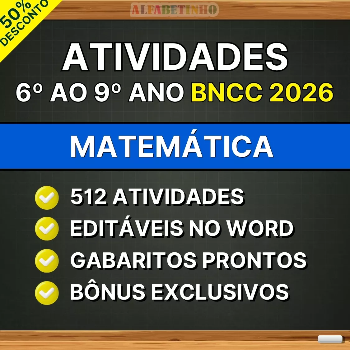 Atividades 6º ao 9º ano - Matemática Recursos Pedagógicos - Fundamental - Anos Finais