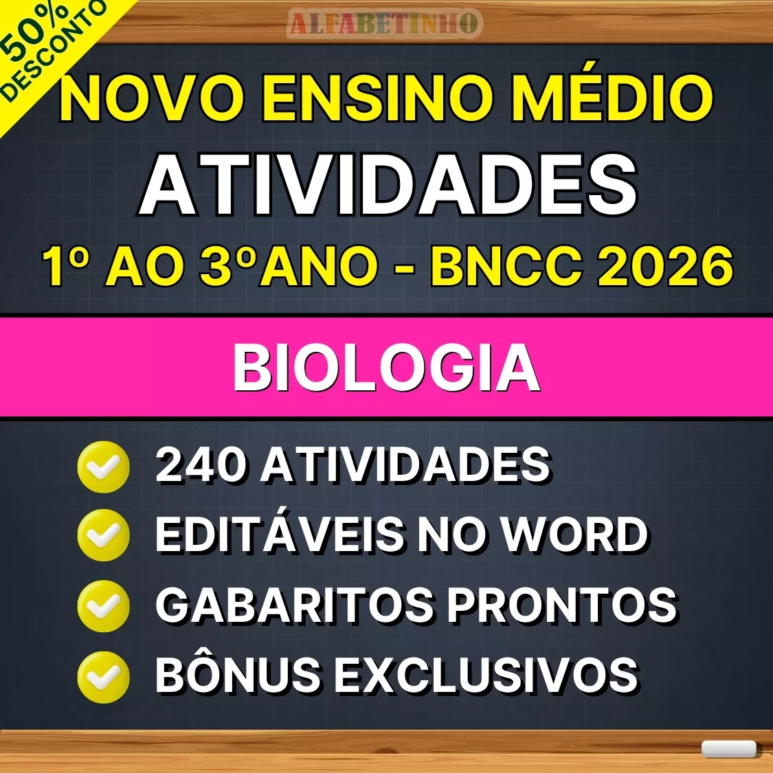 Atividades Ensino Médio - Biologia Recursos Pedagógicos - Ensino Médio