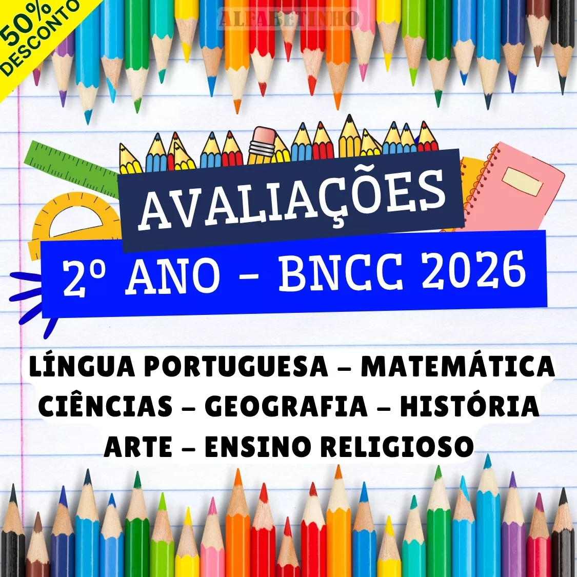 Avaliações 2º Ano - BNCC 2026 Recursos Pedagógicos - Fundamental - Anos Iniciais