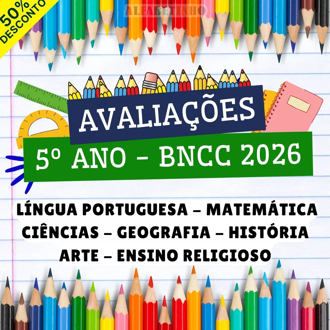 Avaliações 5º Ano - BNCC 2026 Recursos Pedagógicos - Fundamental - Anos Iniciais