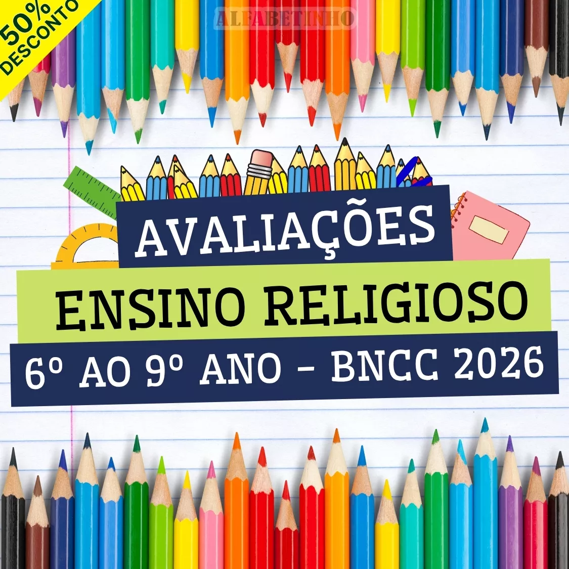 Avaliações 6º ao 9º ano - Ensino Religioso Recursos Pedagógicos - Fundamental - Anos Finais