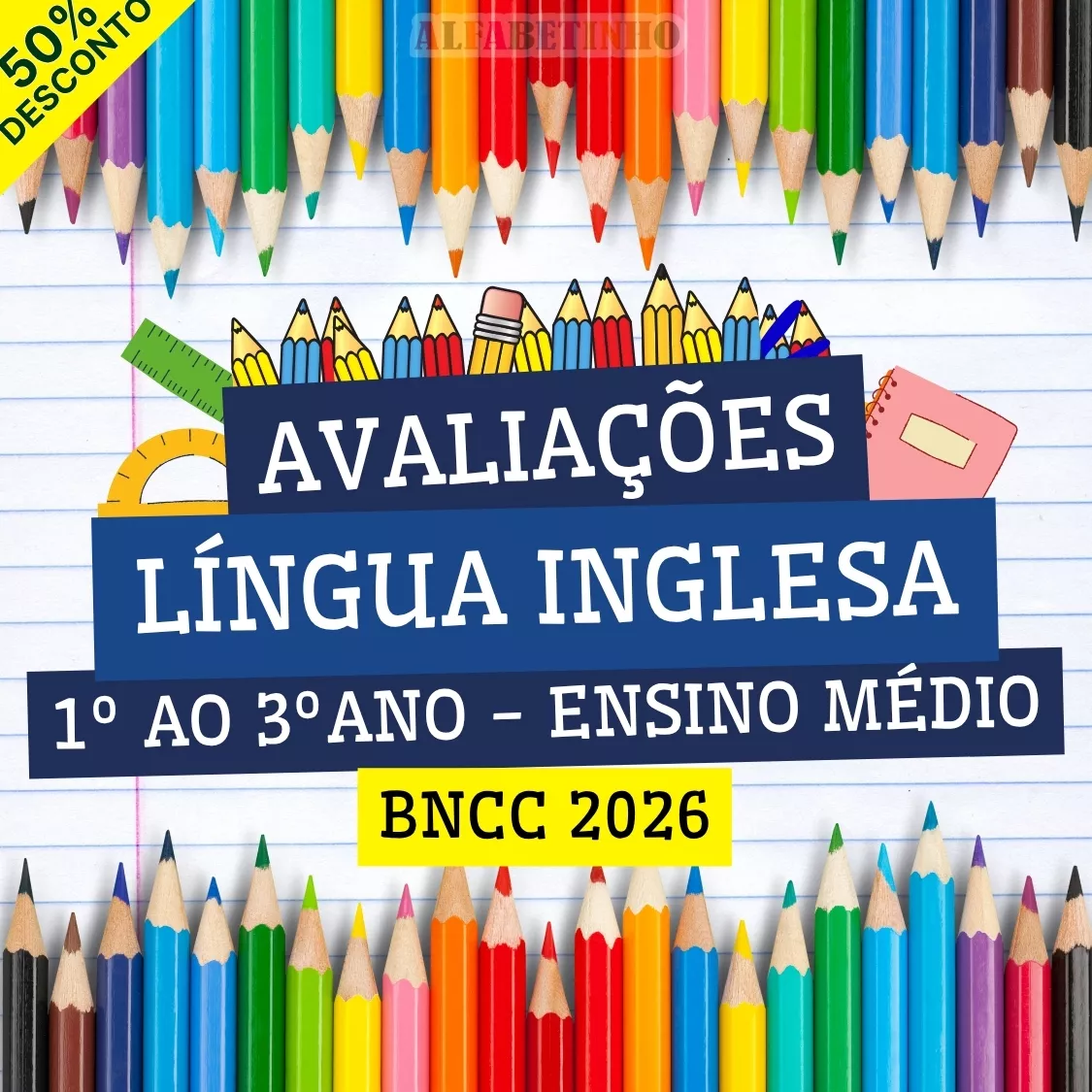 Avaliações Ensino Médio - Língua Inglesa Recursos Pedagógicos - Ensino Médio