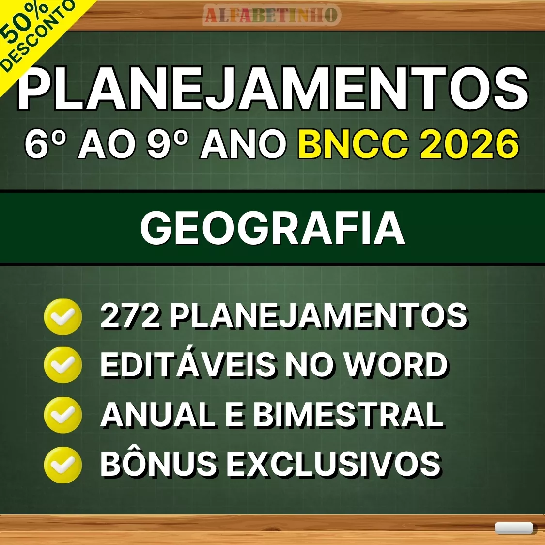 Planejamentos 6º ao 9º ano - Geografia Recursos Pedagógicos - Fundamental - Anos Finais