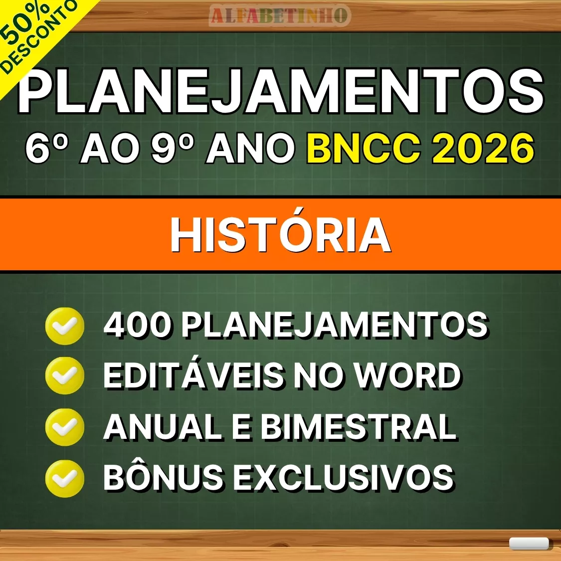 Planejamentos 6º ao 9º ano - História Recursos Pedagógicos - Fundamental - Anos Finais