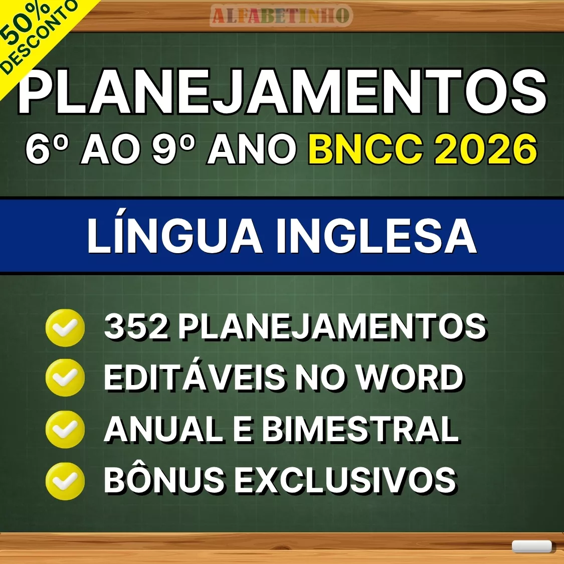 Planejamentos 6º ao 9º ano - Língua Inglesa Recursos Pedagógicos - Fundamental - Anos Finais