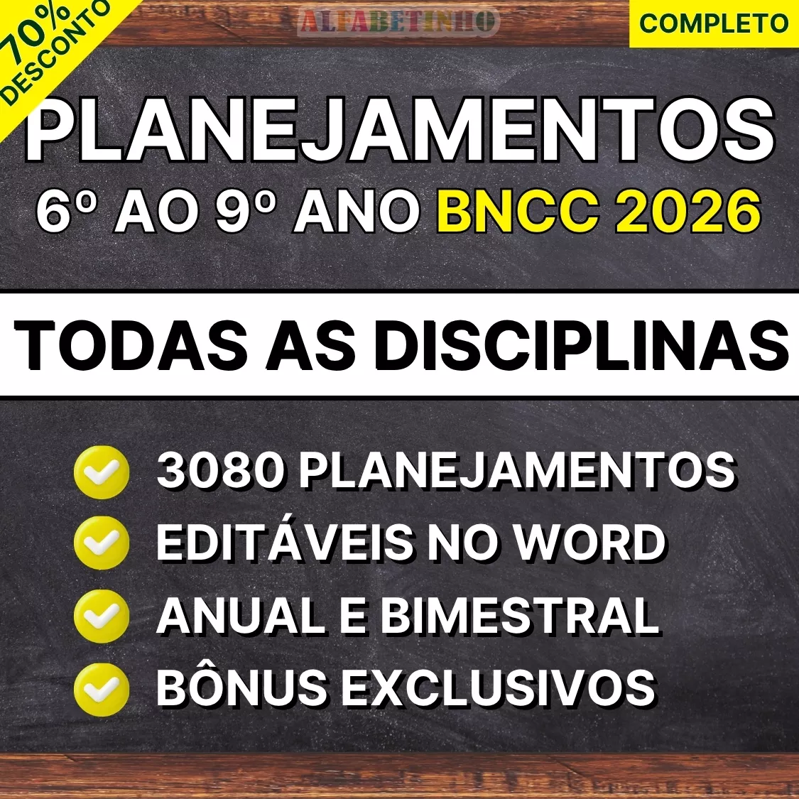 Planejamentos 6º ao 9º ano - Todas as Disciplinas Recursos Pedagógicos - Fundamental - Anos Finais
