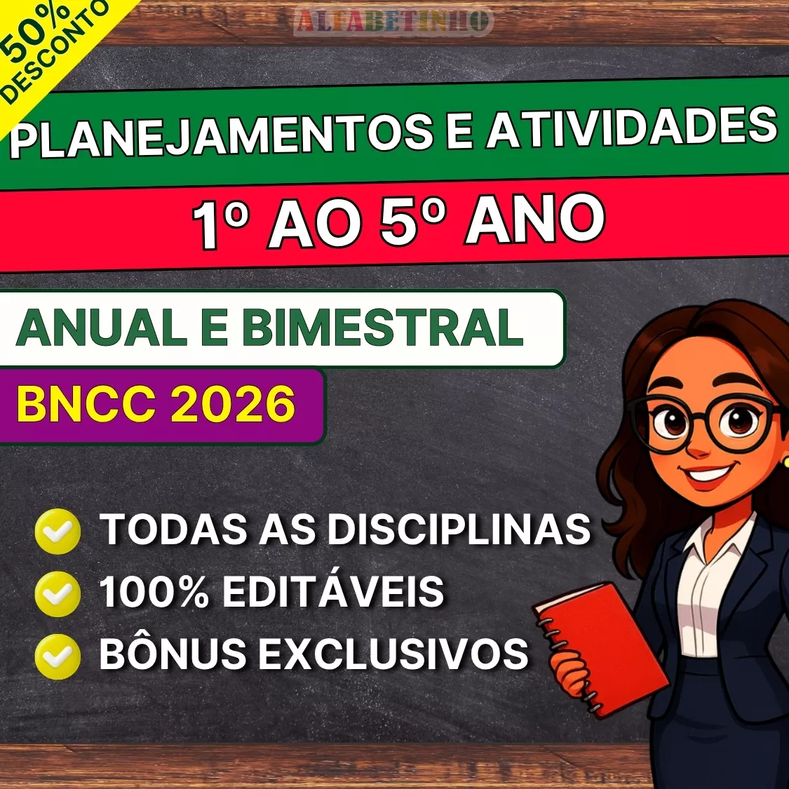 Planejamentos e Atividades 1º ao 5º - Anual e Bimestral BNCC 2026 Recursos Pedagógicos - Fundamental - Anos Iniciais