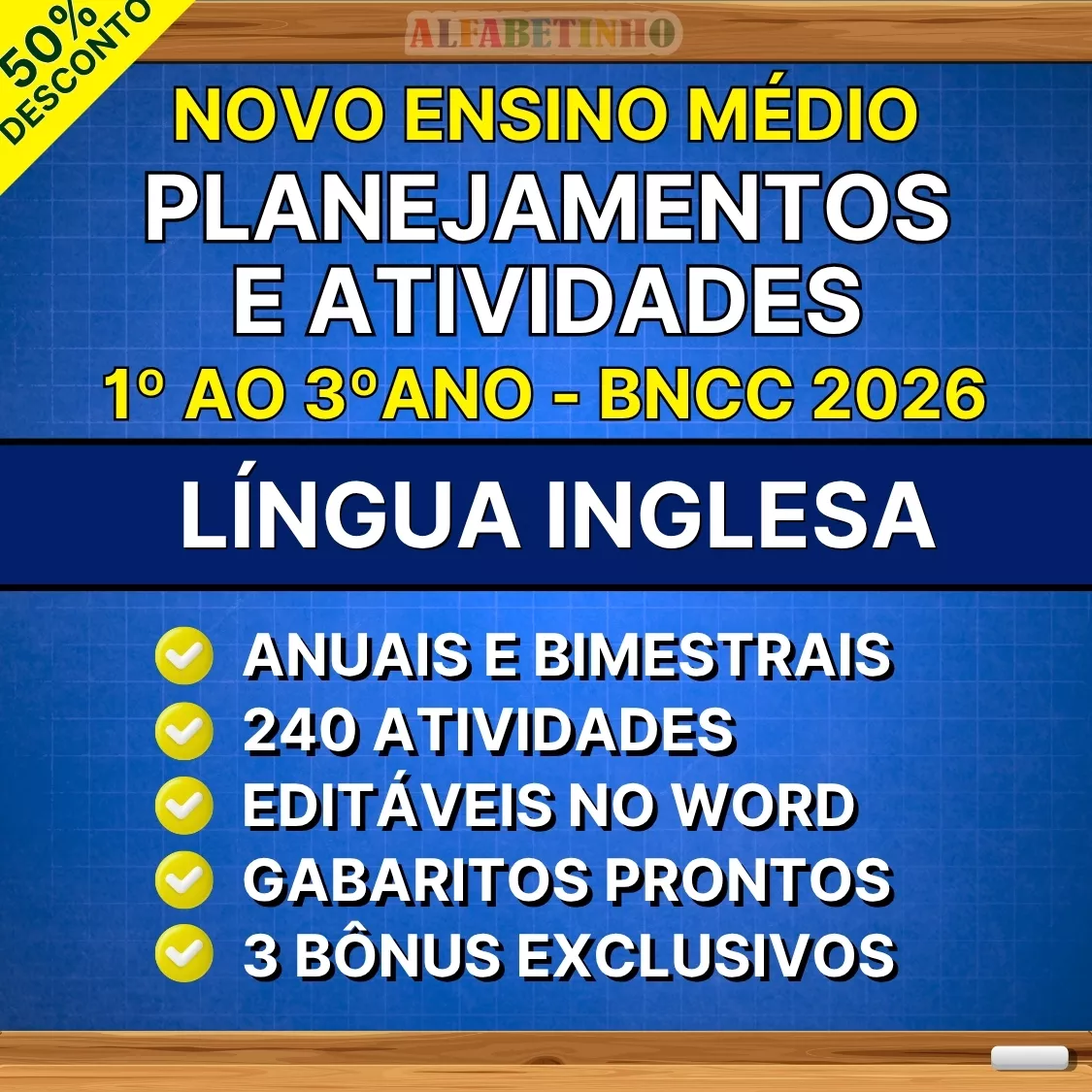Planejamentos e Atividades Novo Ensino Médio Língua Inglesa Recursos Pedagógicos - Ensino Médio