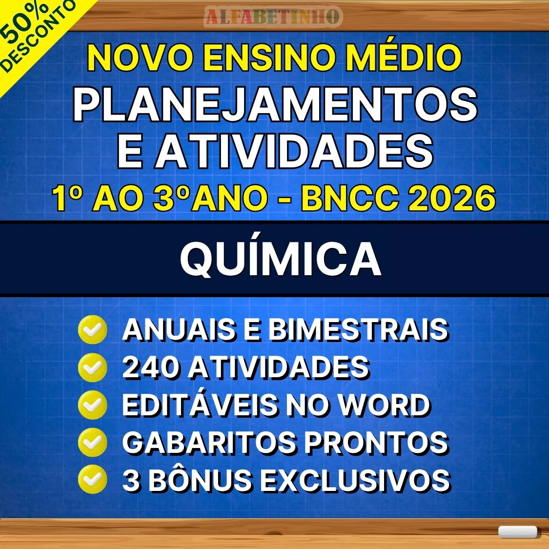 Planejamentos e Atividades Novo Ensino Médio Química Recursos Pedagógicos - Ensino Médio