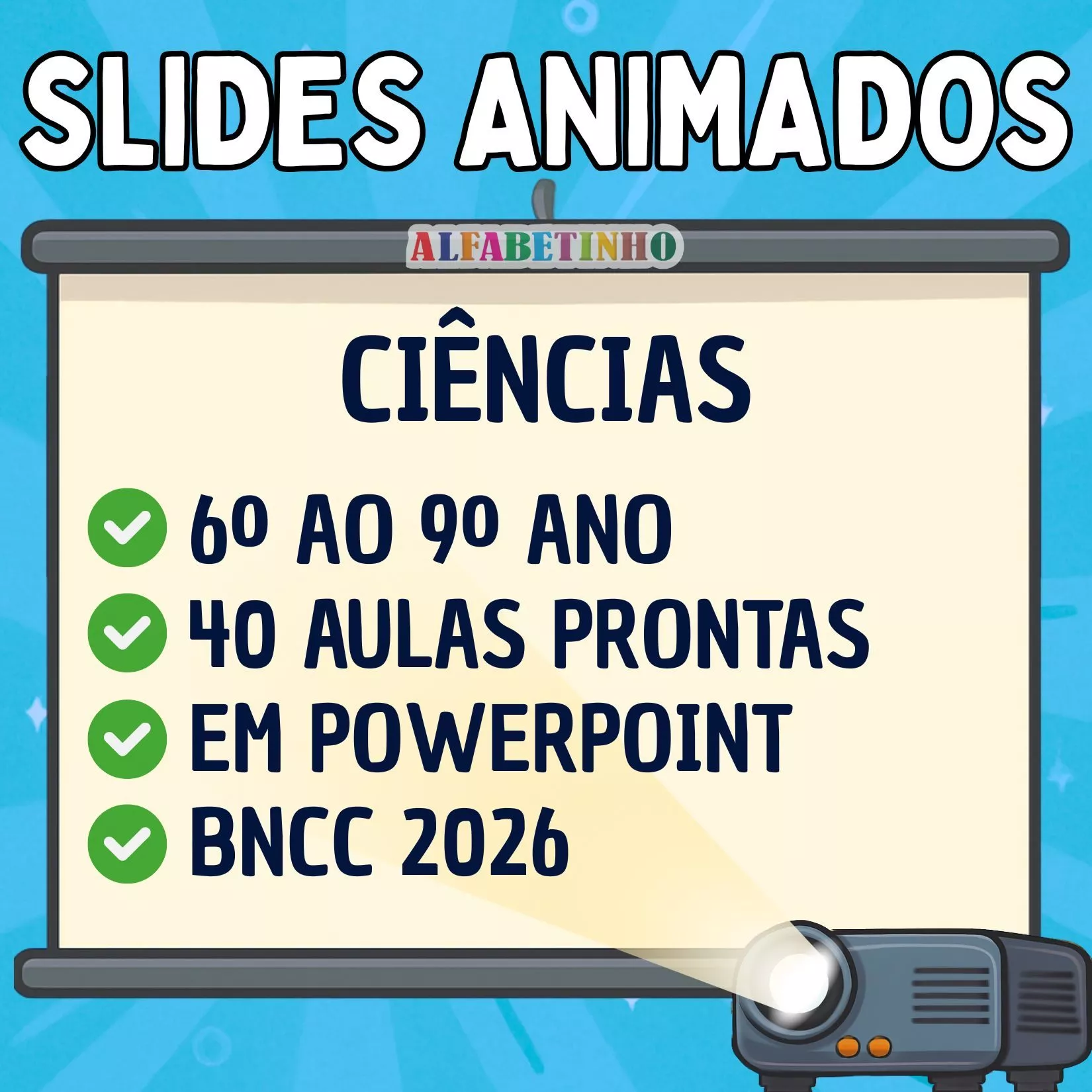 Slides Animados 6º ao 9º ano - Ciências Recursos Pedagógicos - Fundamental - Anos Finais