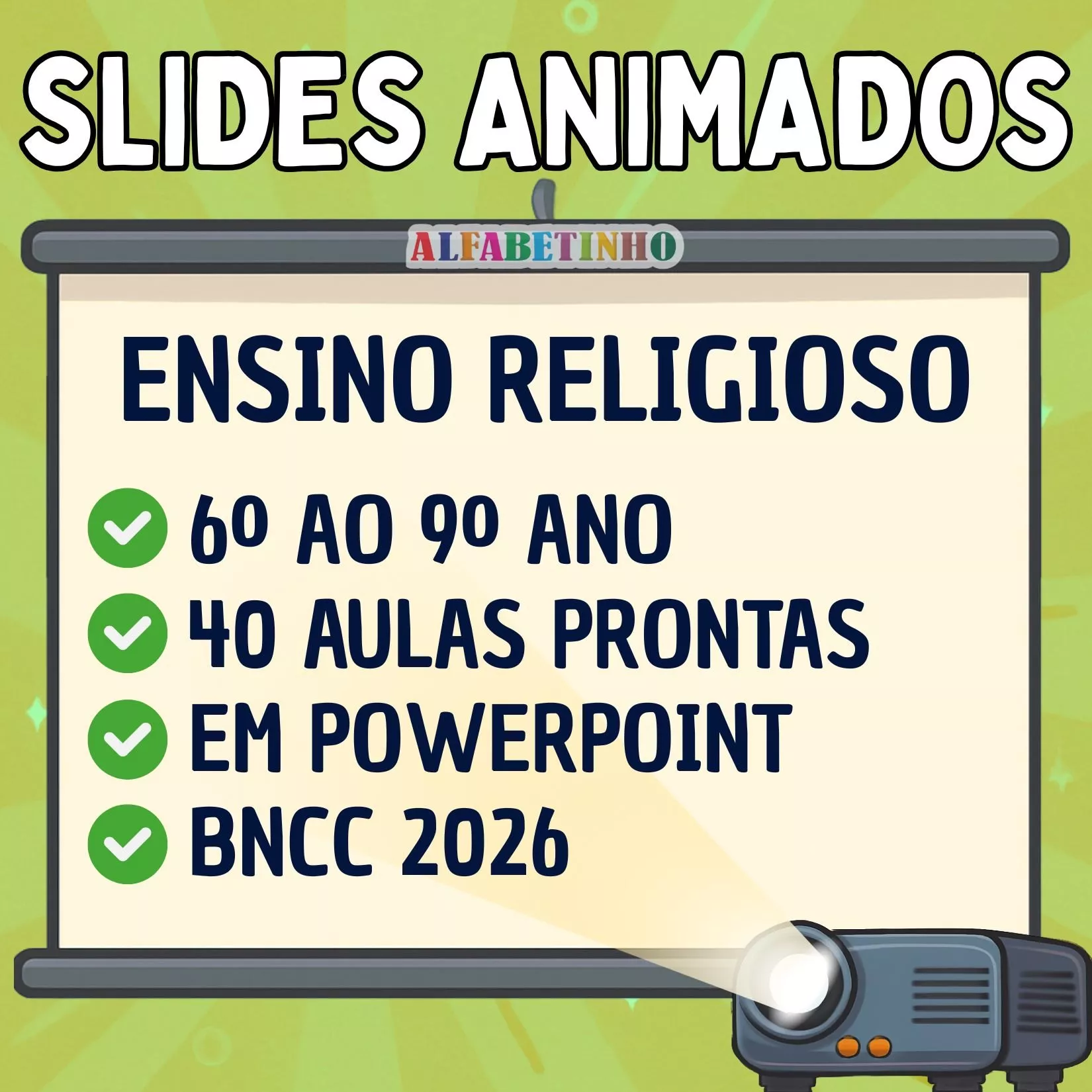 Slides Animados 6º ao 9º ano - Ensino Religioso Recursos Pedagógicos - Fundamental - Anos Finais