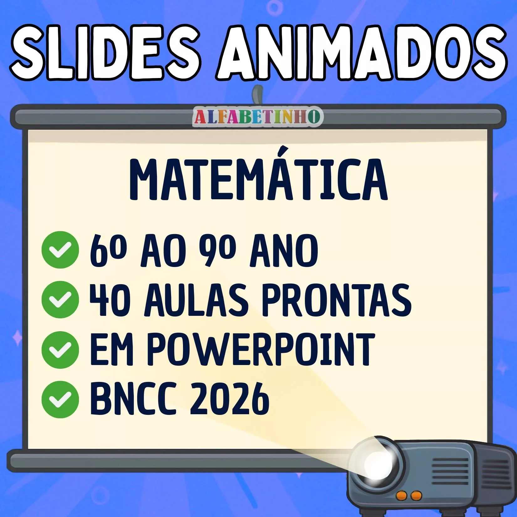 Slides Animados 6º ao 9º ano - Matemática Recursos Pedagógicos - Fundamental - Anos Finais