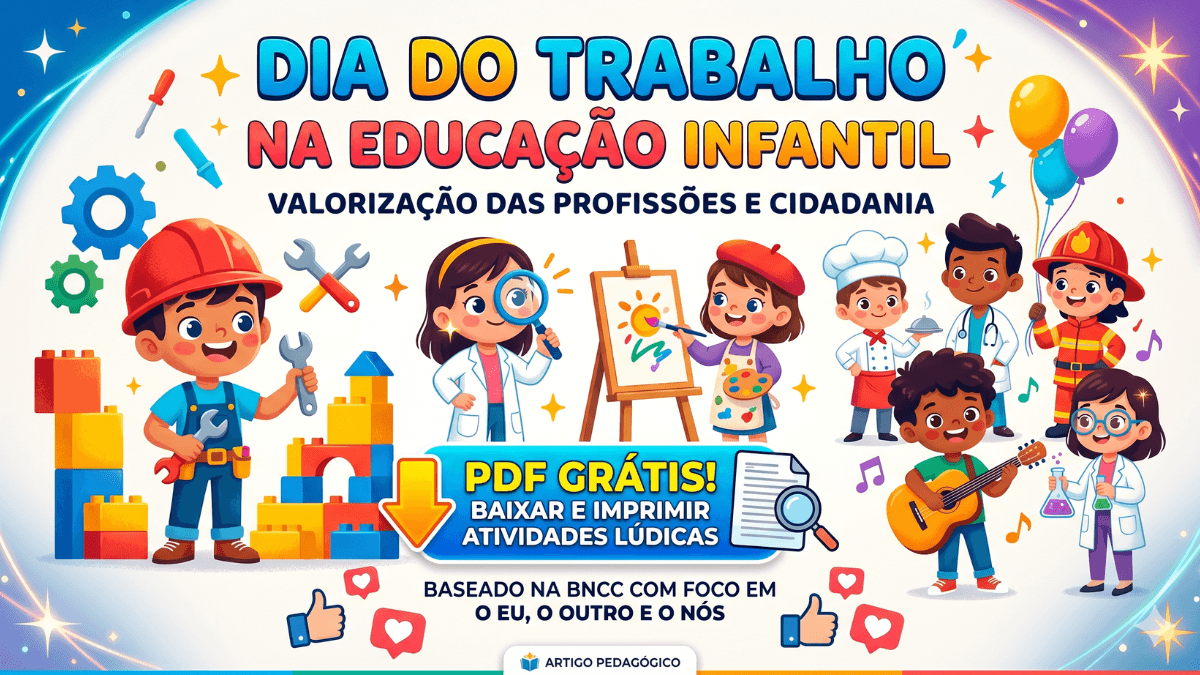 Atividades do Dia do Trabalho Para Educação Infantil BNCC - Dia do trabalho na educação infantil