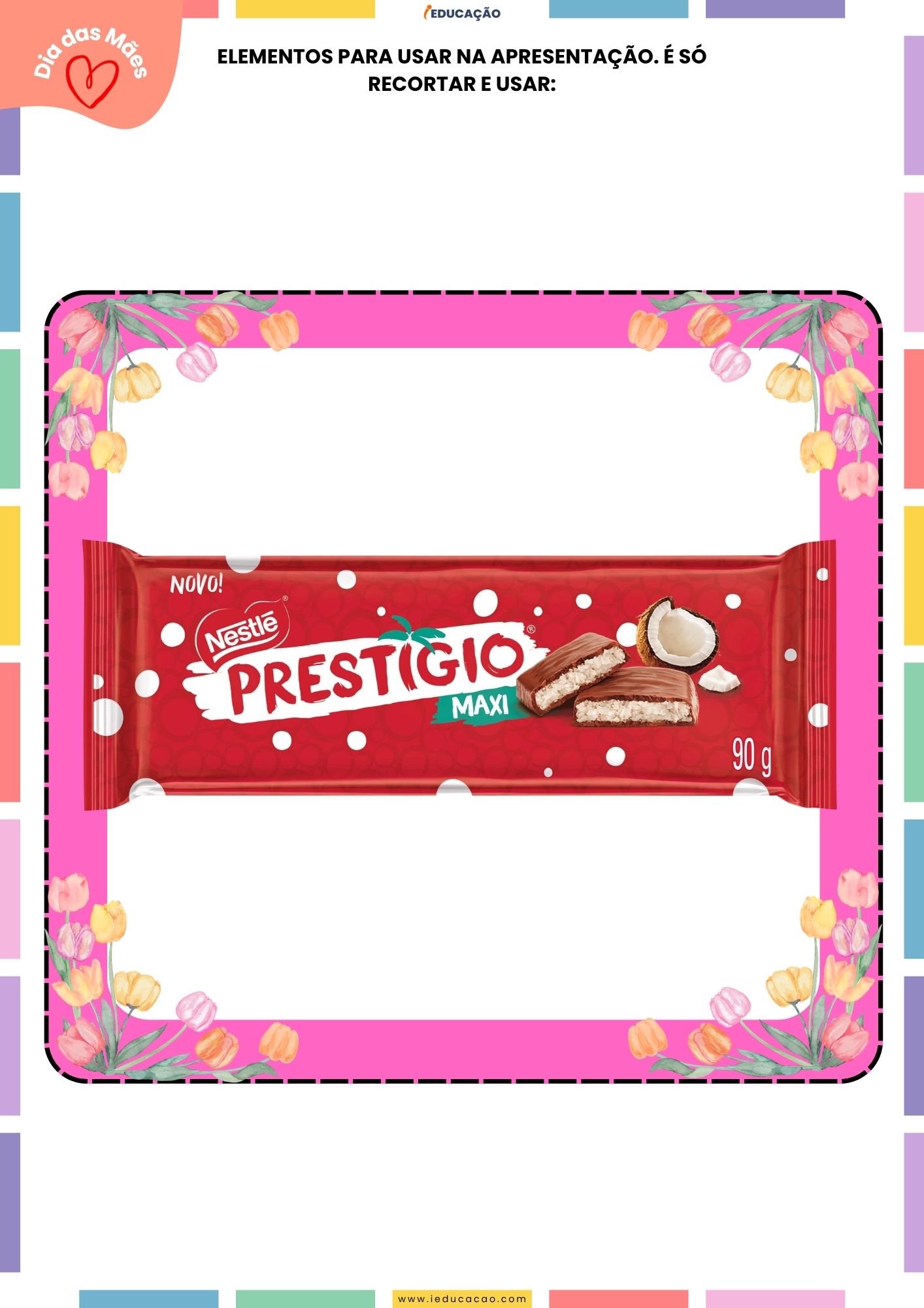 Músicas do Dia das Mães Com Coreografia e Letras para Imprimir Músicas do Dia das Mães para imprimir - Elementos para apresentação do dia das Mães - Chocolate prestígio