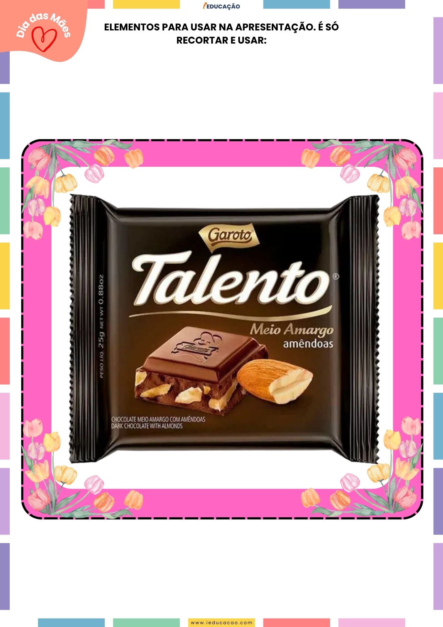 Músicas do Dia das Mães Com Coreografia e Letras para Imprimir Músicas do Dia das Mães para imprimir - Elementos para apresentação do dia das Mães - Chocolate talento