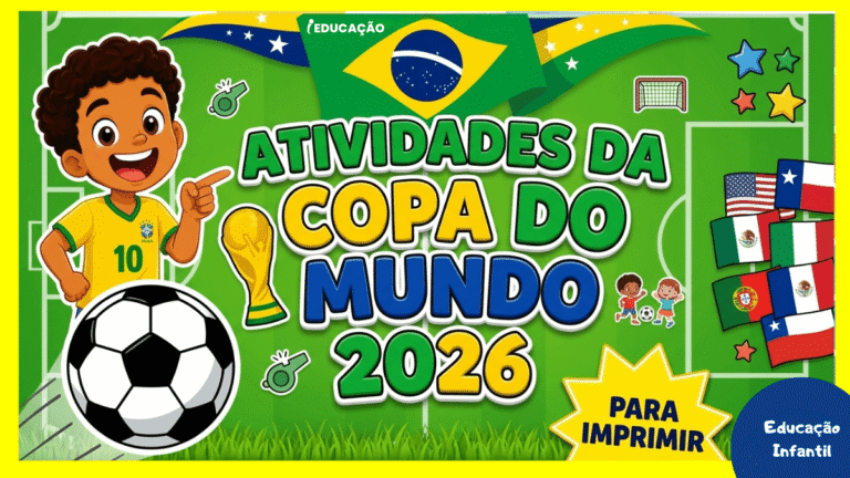 Atividades da Copa do Mundo para Educação Infantil 2026