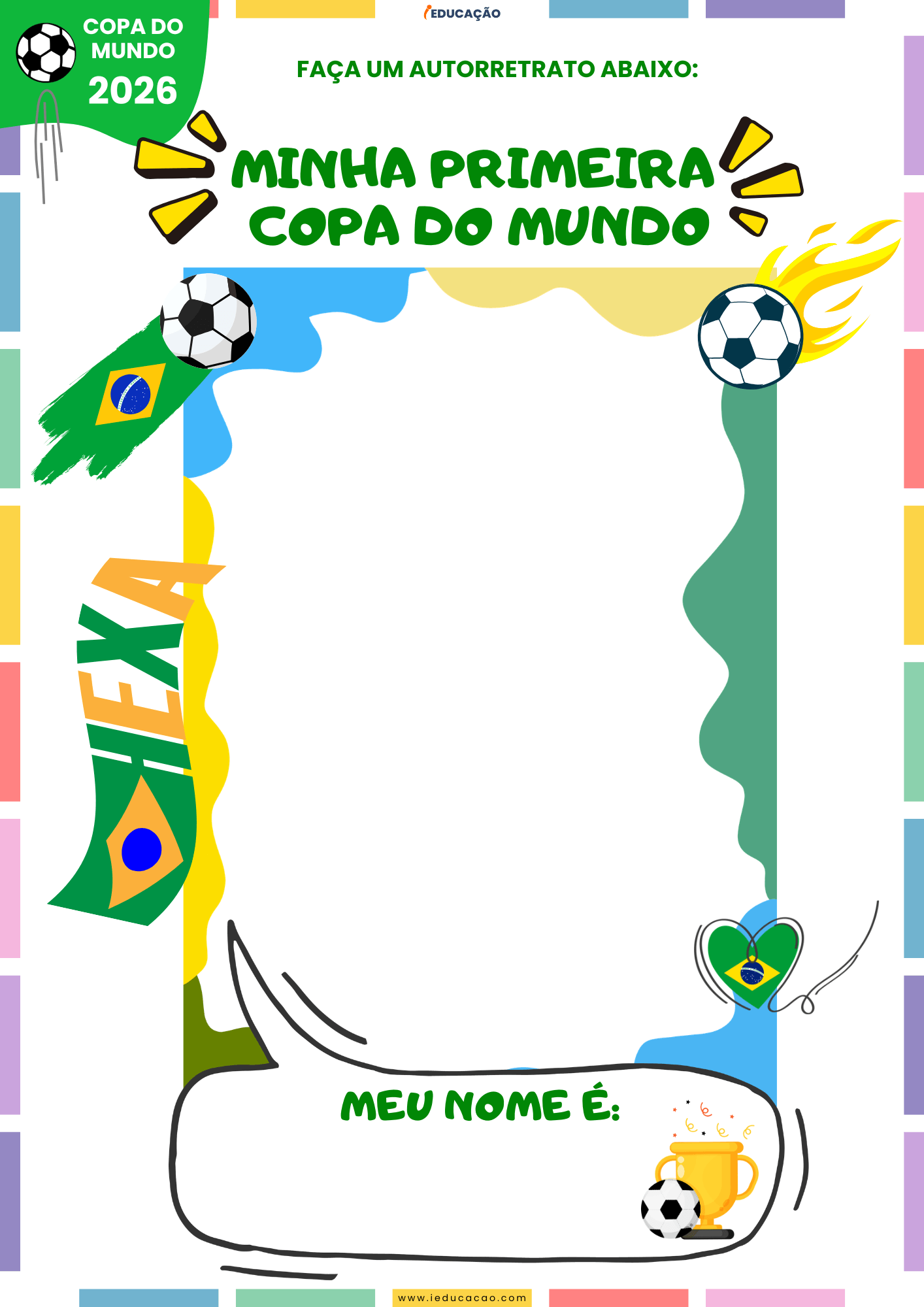 Atividades da Copa do Mundo para Educação Infantil 2026 Atividades da Copa do Mundo para Educação Infantil 2026 - Minha primeira copa do mundo na educação infantil