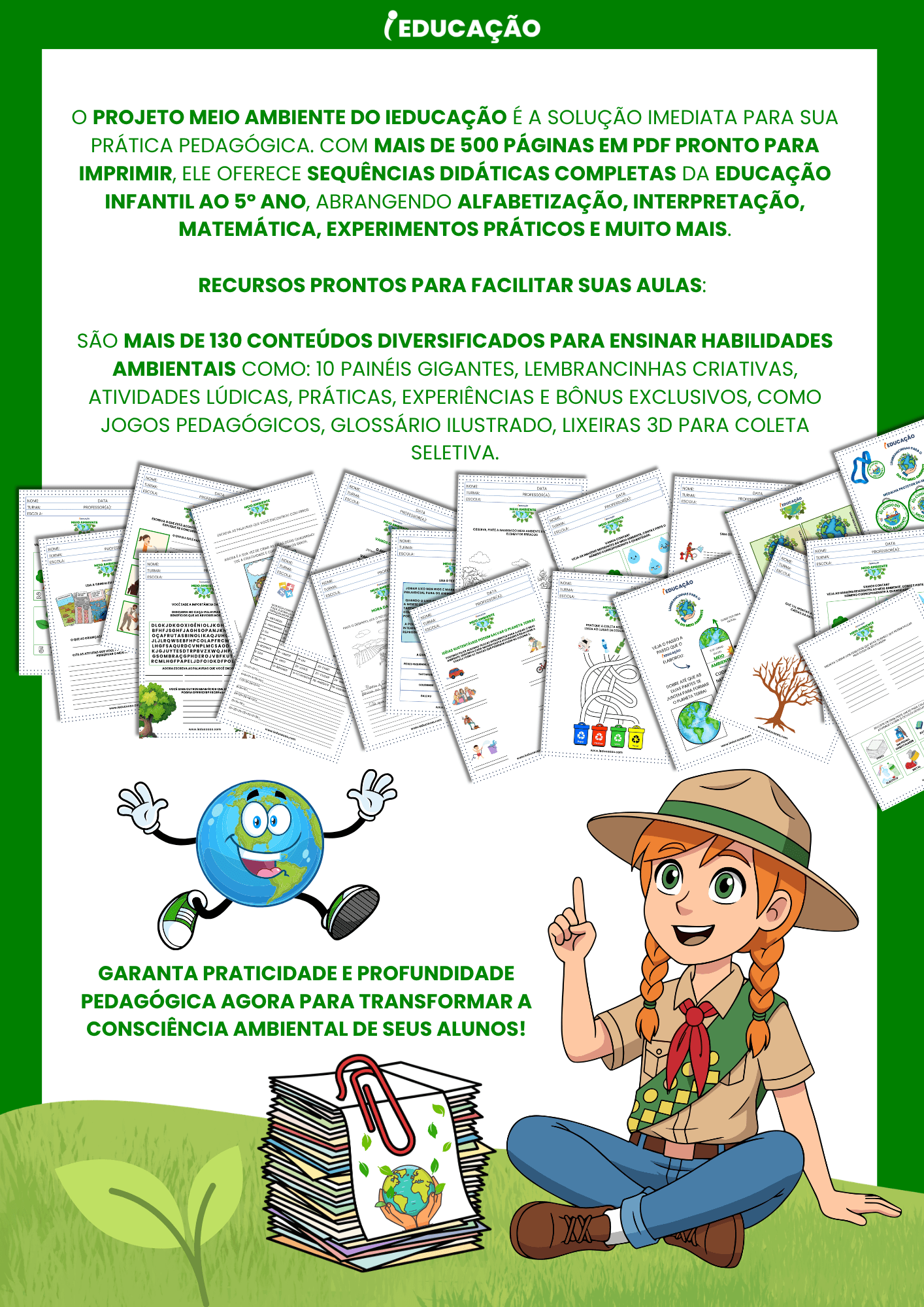 Desenhos do Meio Ambiente para colorir Sobre a Preservação da Natureza Atividades do meio ambiente para imprimir - Atividades de educação ambiental para os anos iniciais. atividades em PDF para imprimir