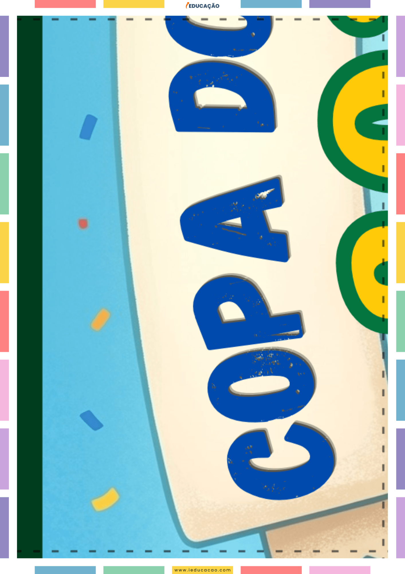 Painel Copa do Mundo 2026 Para Imprimir Grátis Painel copa do mundo 2026 para imprimir grátis - Decoração de copa do mundo para escola 2