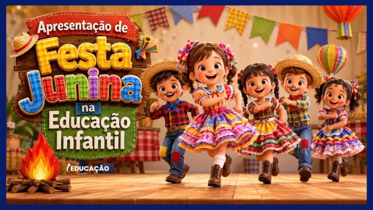 Apresentação de Festa Junina na Educação Infantil: Modelo Pronto Para Ensaiar Com as Crianças