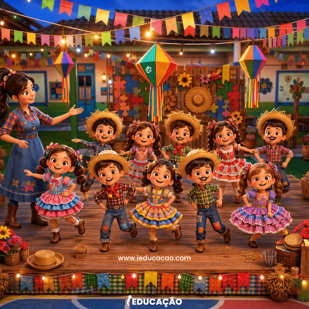 Apresentação de Festa Junina na Educação Infantil: Modelo Pronto Para Ensaiar Com as Crianças Como Organizar Uma Apresentação de Festa Junina na Educação Infantil