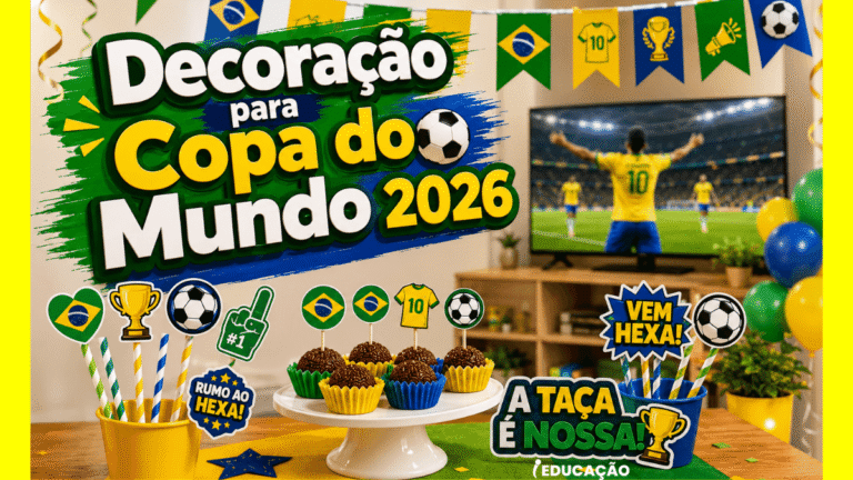 Ideias de Decoração para Copa do Mundo 2026 com PDF Grátis