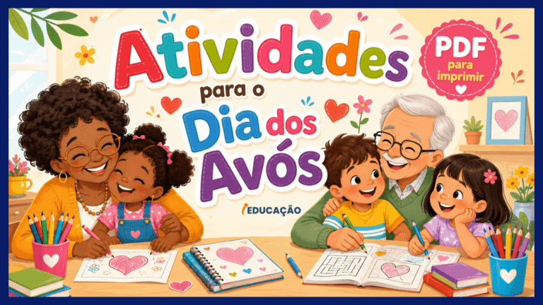 Atividades para o Dia dos Avós em PDF Grátis para Imprimir