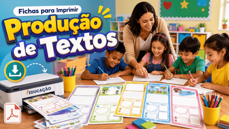 50 Fichas de Produção Textual com Atividades de Escrita Criativa para Imprimir