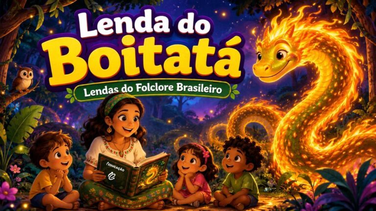 História do Boitatá: Lendas do Folclore Brasileiro para Imprimir