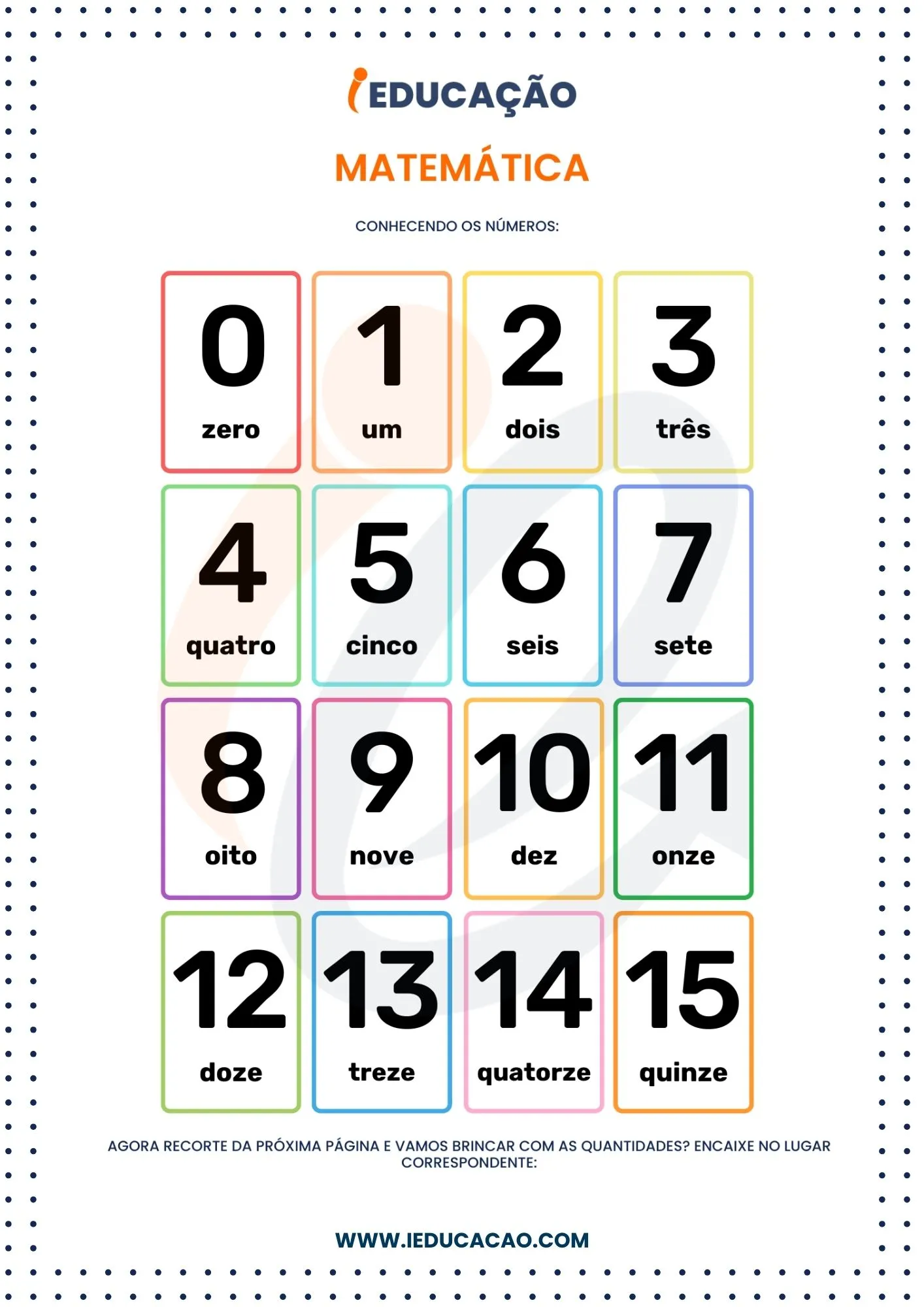 Jogos de Matemática para Imprimir - Atividades Infantis