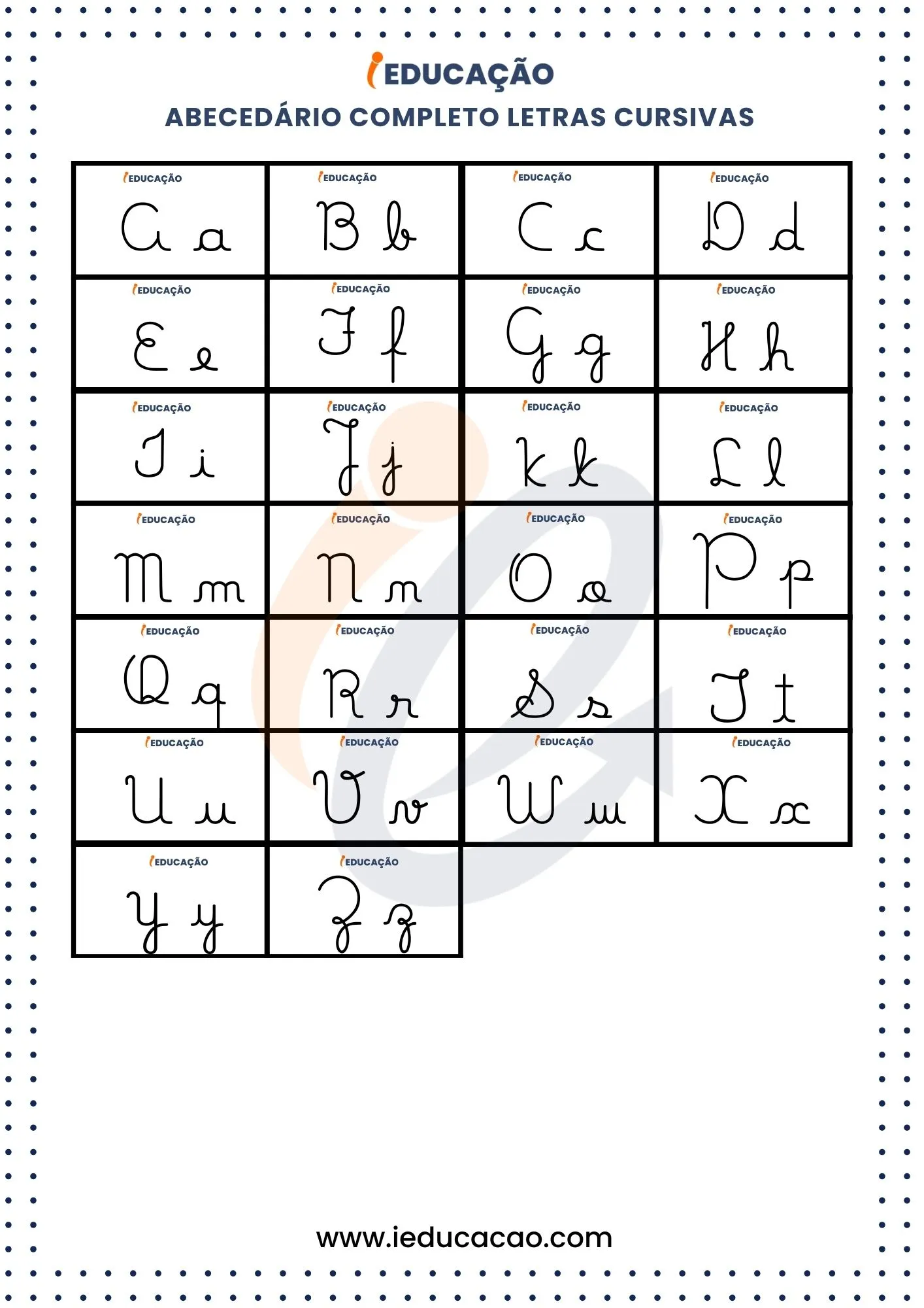 Abecedário com Letras Cursivas para Imprimir- Alfabeto completo cursivo.jpg