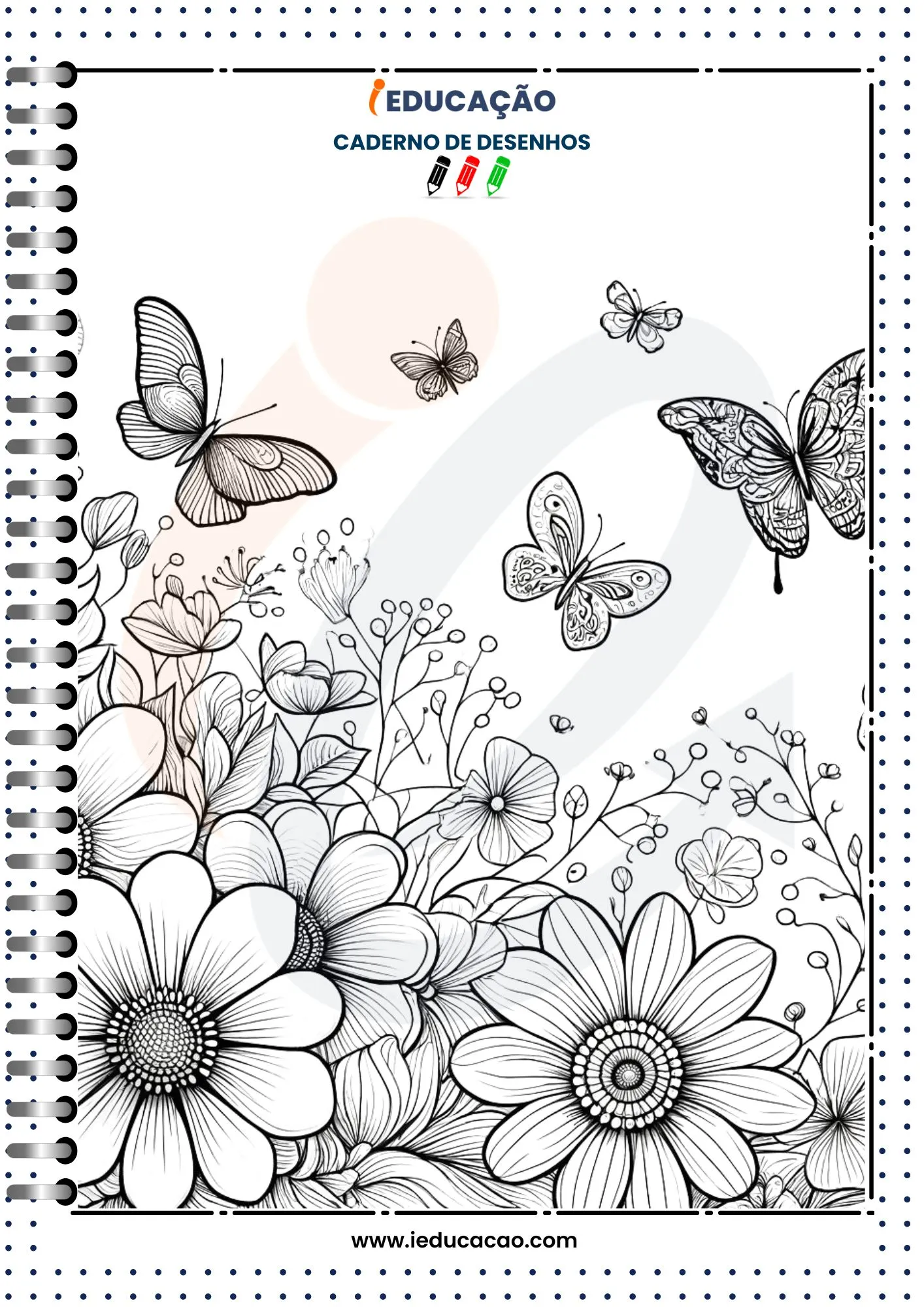 Caderno de Desenhos para Educação Infantil