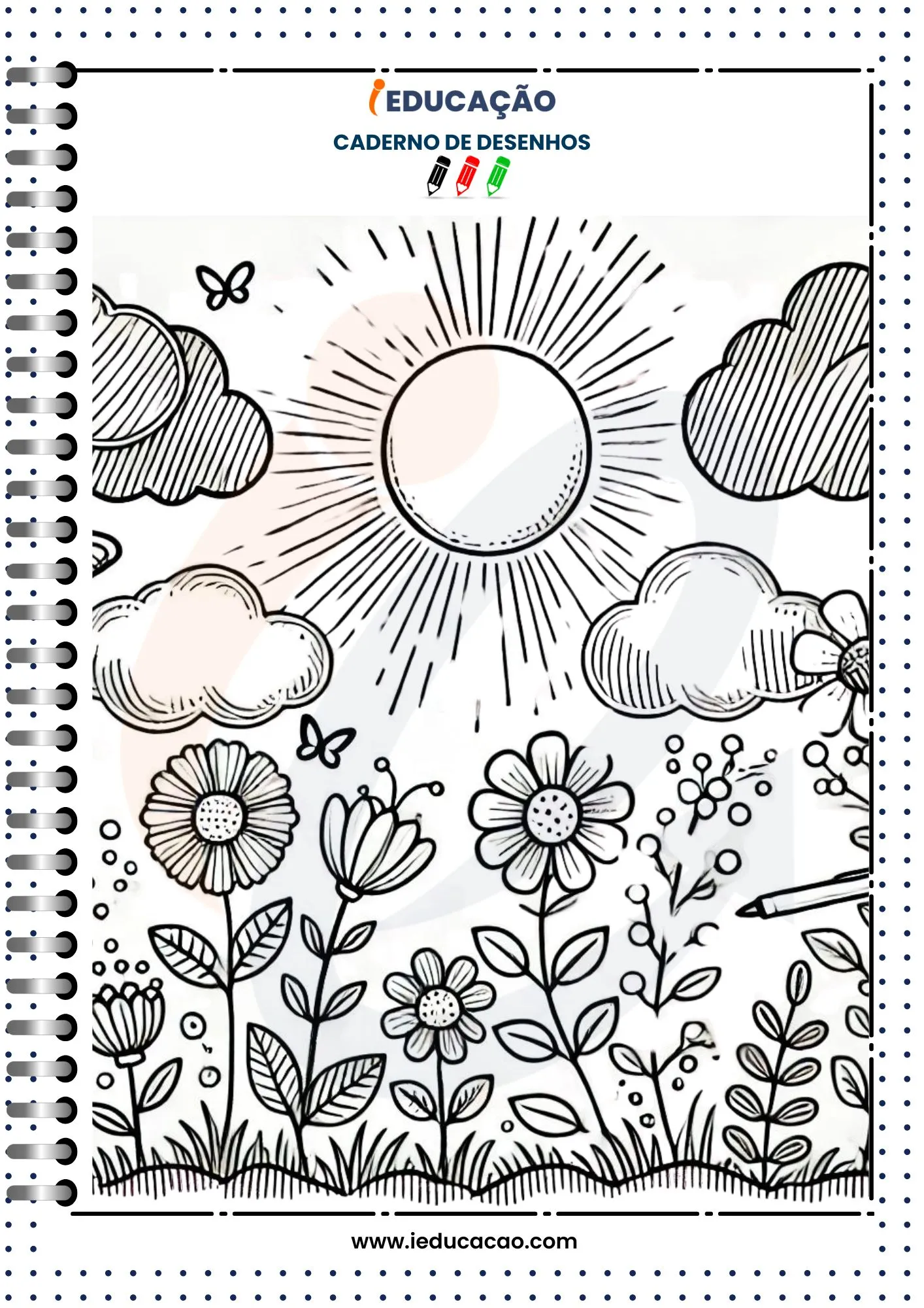 Caderno de Desenhos para Imprimir