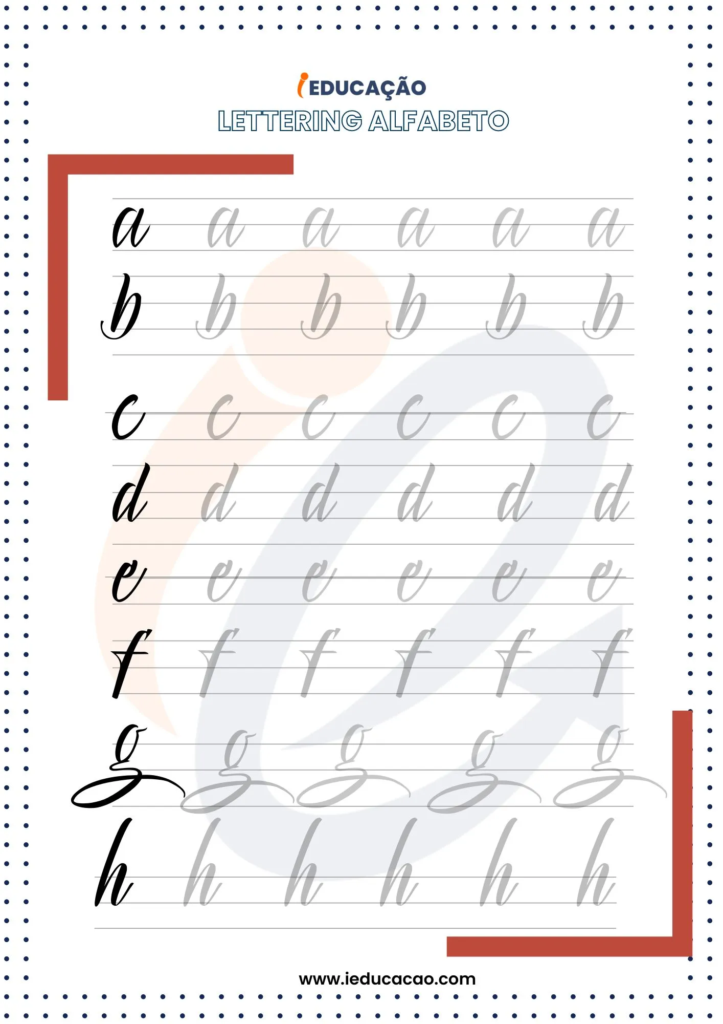 Lettering Alfabeto- Alfabeto para Treinar Lettering